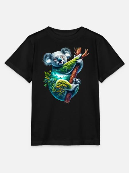 Koala - Stanley/Stella Kinder T-Shirt MINI CREATOR - Schwarz