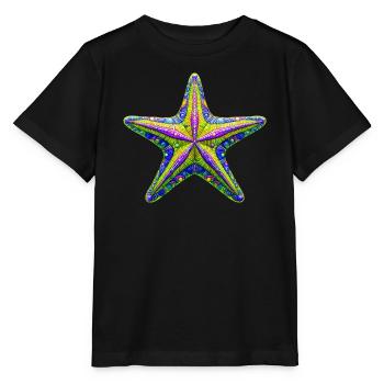 Seestern - Stanley/Stella Kinder T-Shirt MINI CREATOR  - Schwarz - Vorne - Mikhail (115cm)