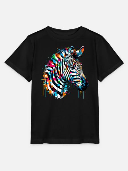 Zebra - Stanley/Stella Kinder T-Shirt MINI CREATOR - Schwarz