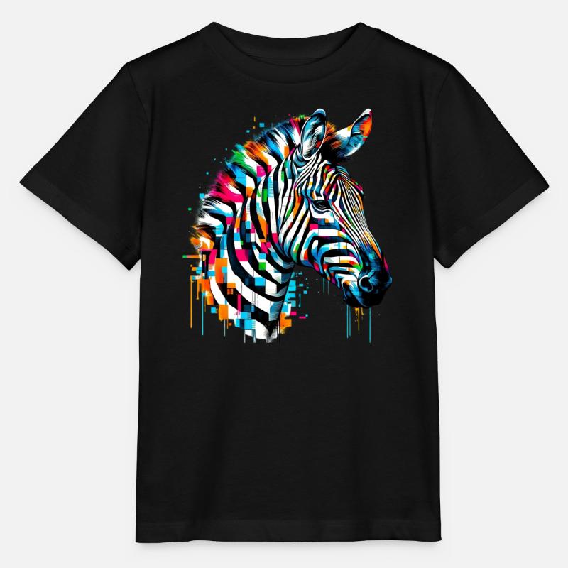 Zebra - Stanley/Stella Kinder T-Shirt MINI CREATOR  - Schwarz