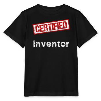 Erfinder - Stanley/Stella Kinder T-Shirt MINI CREATOR  - Schwarz - Vorne - Mikhail (115cm)
