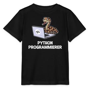 Développeur Coden Statement Programmeur informatique - T-shirt bio MINI CREATOR Stanley/Stella Enfant - noir - Devant - Mikhail (115cm)