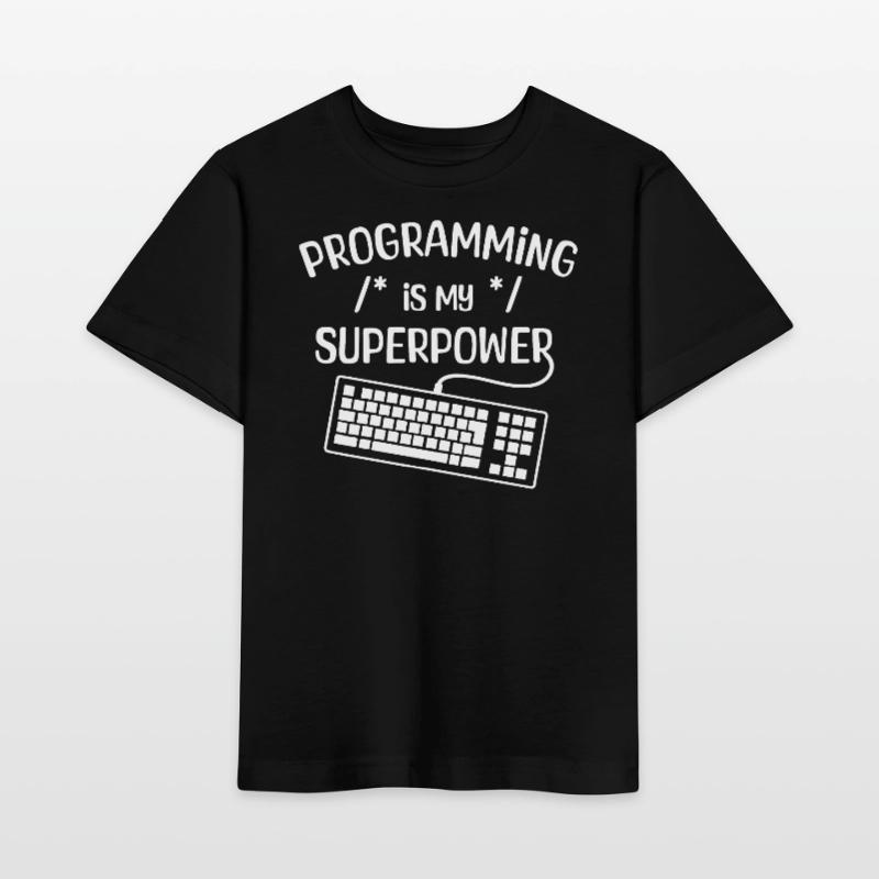 Computerfreak Developer Statement Coden Informatik Stanley/Stella Kinder T-Shirt MINI CREATOR 
