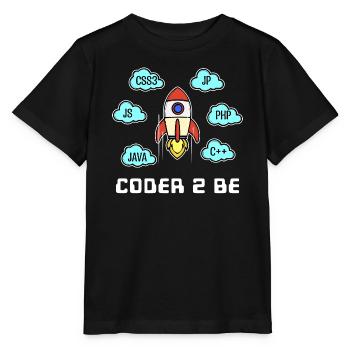 Déclaration du développeur Css Php Java C++ Programmeur - T-shirt bio MINI CREATOR Stanley/Stella Enfant - noir - Devant - Mikhail (115cm)