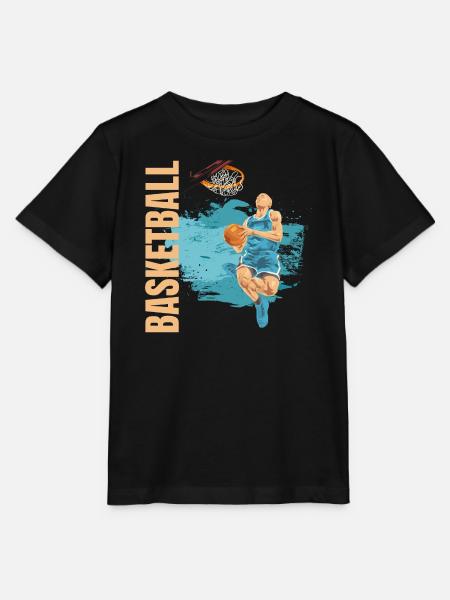 Basketball - Stanley/Stella Kinder T-Shirt MINI CREATOR  - Schwarz