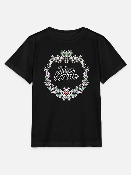 Team Braut - Stanley/Stella Kinder T-Shirt MINI CREATOR  - Schwarz