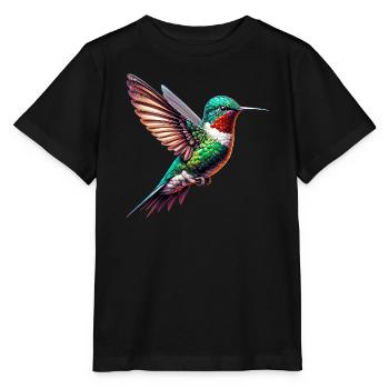 Hummingbird - Stanley/Stella MINI CREATOR Kids’ T-Shirt - black - Front - Mikhail (115cm)