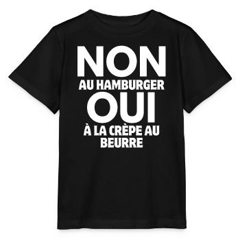 Bretagne, Breton, celte - T-shirt bio MINI CREATOR Stanley/Stella Enfant - noir - Devant - Mikhail (115cm)