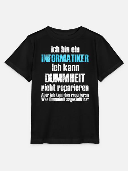 Informatiker Informatik - Stanley/Stella Kinder T-Shirt MINI CREATOR - Schwarz
