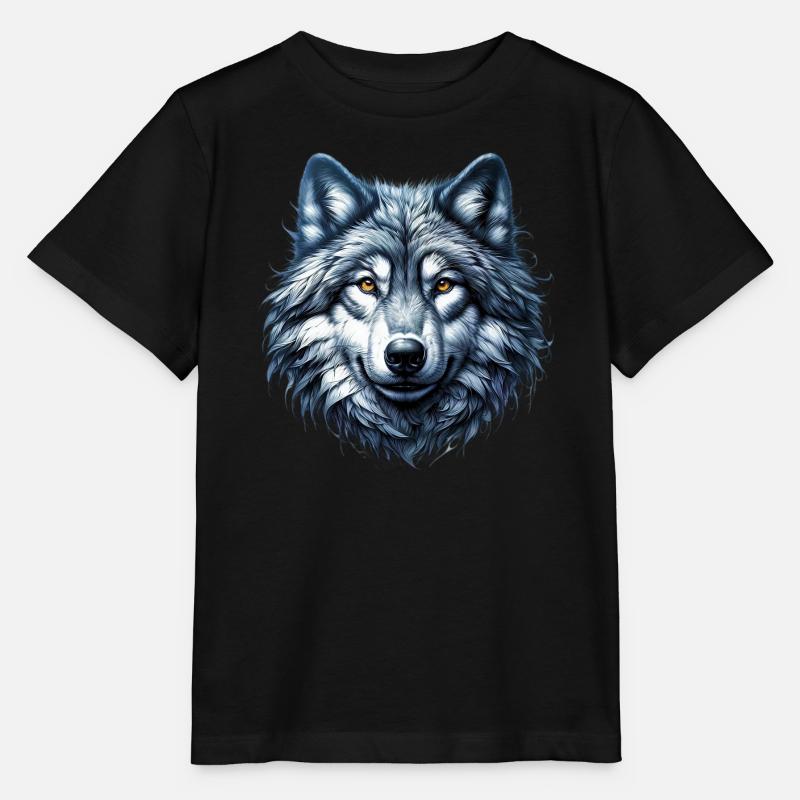 Wolf - Stanley/Stella Kinder T-Shirt MINI CREATOR  - Schwarz
