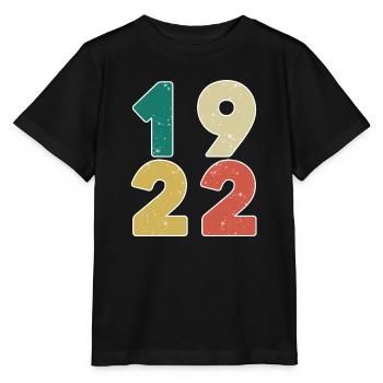 1922 - Year 1922 - Year 1922 - Stanley/Stella MINI CREATOR Kids’ T-Shirt - black - Front - Mikhail (115cm)