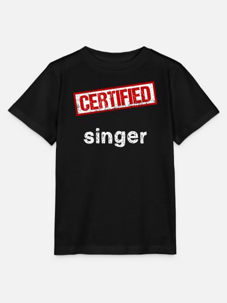 Sänger - Stanley/Stella Kinder T-Shirt MINI CREATOR - Schwarz