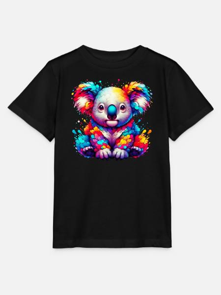 Koala - Stanley/Stella Kinder T-Shirt MINI CREATOR  - Schwarz