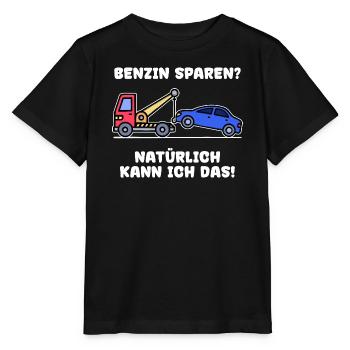 Déclaration de voiture Ravitaillement en carburant Essence Énergie - T-shirt bio MINI CREATOR Stanley/Stella Enfant - noir - Devant - Mikhail (115cm)