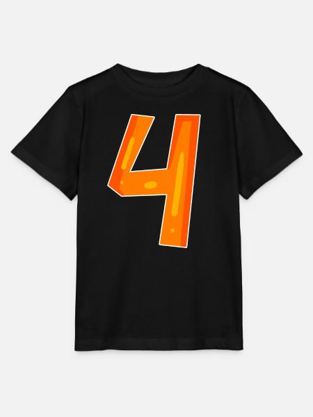 4 orange - Stanley/Stella Kinder T-Shirt MINI CREATOR - Schwarz