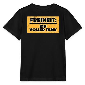 Electricity Electrical Energy Refueling Statement Gasoline - Stanley/Stella MINI CREATOR Kids’ T-Shirt - black - Front - Mikhail (115cm)
