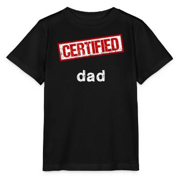 Papa - Stanley/Stella Kinder T-Shirt MINI CREATOR  - Schwarz - Vorne - Mikhail (115cm)