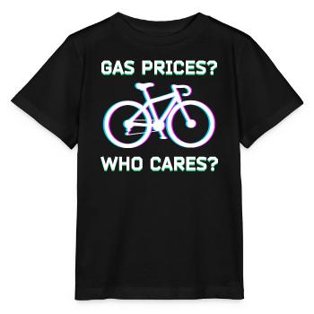 Bicycle Statement Energy Storage Refueling Gasoline - Stanley/Stella MINI CREATOR Kids’ T-Shirt - black - Front - Mikhail (115cm)