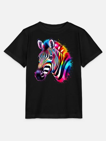 Zebra - Stanley/Stella Kinder T-Shirt MINI CREATOR - Schwarz