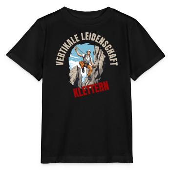 Vertikale Leidenschaft - Stanley/Stella Kinder T-Shirt MINI CREATOR  - Schwarz - Vorne - Mikhail (115cm)