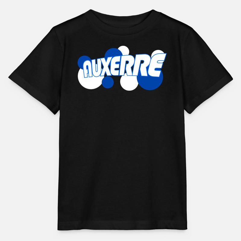 Auxerre Retro Tippfehler Blau - Stanley/Stella Kinder T-Shirt MINI CREATOR  - Schwarz