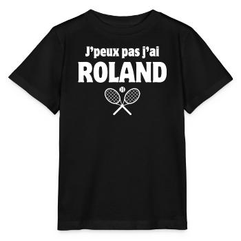 tennis, tennis fan, tennis match - Stanley/Stella MINI CREATOR Kids’ T-Shirt - black - Front - Mikhail (115cm)