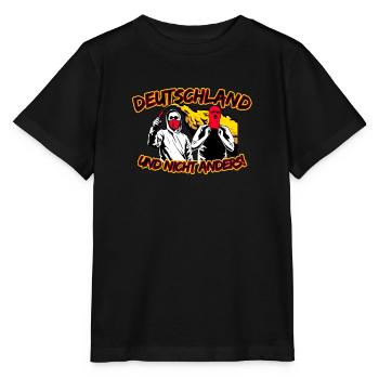 Deutschland und nicht anders UPDATE - Stanley/Stella Kinder T-Shirt MINI CREATOR  - Schwarz - Vorne - Mikhail (115cm)