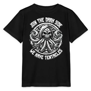 CRÂNE DES CAUCHEMARS : REJOIGNEZ LE CÔTÉ OBSCUR - T-shirt bio MINI CREATOR Stanley/Stella Enfant - noir - Devant - Mikhail (115cm)