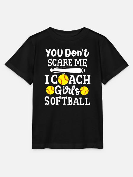 Softball Trainer - Stanley/Stella Kinder T-Shirt MINI CREATOR - Schwarz