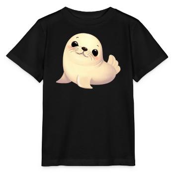 Siegel - Stanley/Stella Kinder T-Shirt MINI CREATOR  - Schwarz - Vorne - Mikhail (115cm)