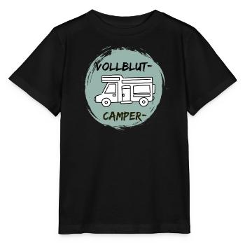 VollblutCamper-Wohnmobil - Stanley/Stella Kinder T-Shirt MINI CREATOR  - Schwarz - Vorne - Mikhail (115cm)