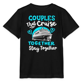 Kreuzfahrt für Paare - Stanley/Stella Kinder T-Shirt MINI CREATOR  - Schwarz - Vorne - Mikhail (115cm)