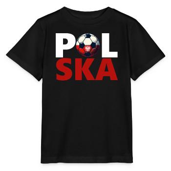 Polnischer Fußball - Stanley/Stella Kinder T-Shirt MINI CREATOR  - Schwarz - Vorne - Mikhail (115cm)