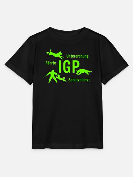 IGP Hundesport - grün - Stanley/Stella Kinder T-Shirt MINI CREATOR - Schwarz