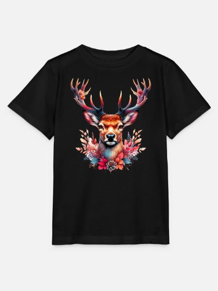 Hirsch - Stanley/Stella Kinder T-Shirt MINI CREATOR - Schwarz