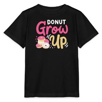 Donuts Donut-Liebhaber - Stanley/Stella Kinder T-Shirt MINI CREATOR  - Schwarz - Vorne - Mikhail (115cm)