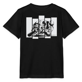 Moto de course moto piste de course symbole vélo de course - T-shirt bio MINI CREATOR Stanley/Stella Enfant - noir - Devant - Mikhail (115cm)