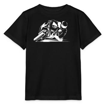 Motorcycle Racing Race Track Icon Moto Logo - Stanley/Stella MINI CREATOR Kids’ T-Shirt - black - Front - Mikhail (115cm)
