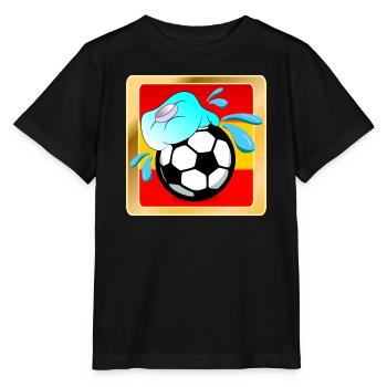 SOMMER SPANIEN FUßBALL - HITZE - Stanley/Stella Kinder T-Shirt MINI CREATOR  - Schwarz - Vorne - Mikhail (115cm)
