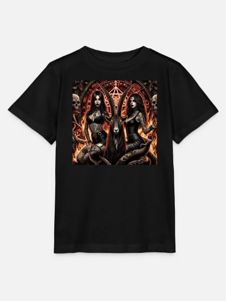 Leven met Satan - Stanley/Stella Kinder-T-shirt MINI CREATOR  - zwart