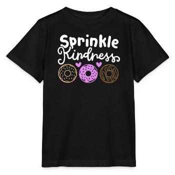 Donut gegen Mobbing - Stanley/Stella Kinder T-Shirt MINI CREATOR  - Schwarz - Vorne - Mikhail (115cm)