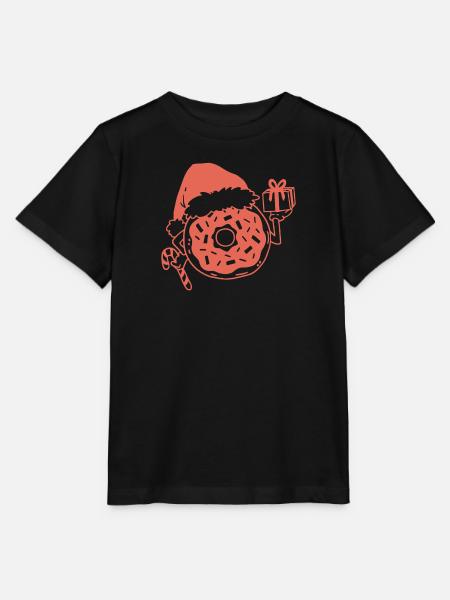 Weihnachtsdonut Weihnachten - Stanley/Stella Kinder T-Shirt MINI CREATOR - Schwarz
