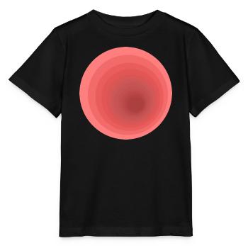 Abstract gradient design - Stanley/Stella MINI CREATOR Kids’ T-Shirt - black - Front - Mikhail (115cm)