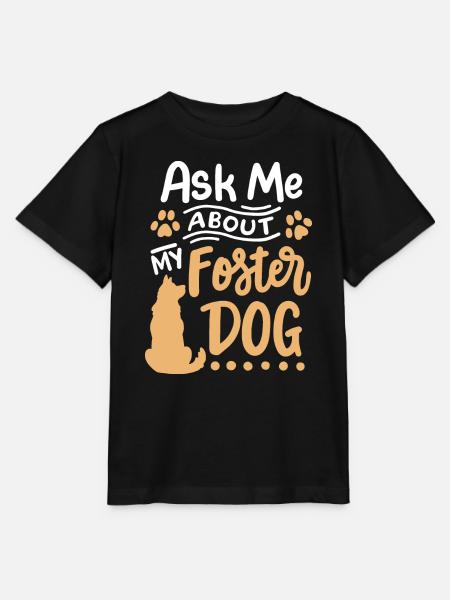 Pflegehund Herrchen Frauchen - Stanley/Stella Kinder T-Shirt MINI CREATOR - Schwarz