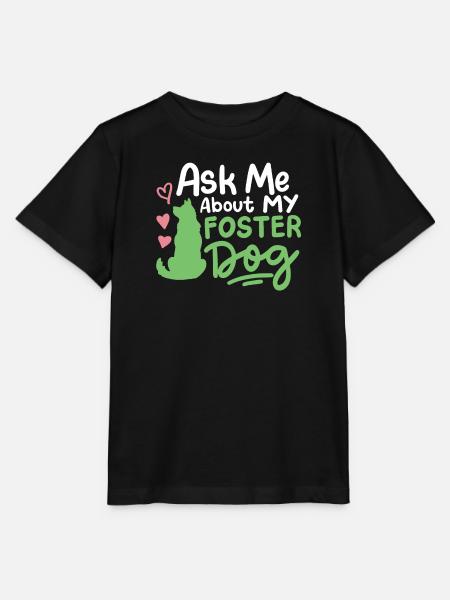 Pflegehund Herrchen Frauchen - Stanley/Stella Kinder T-Shirt MINI CREATOR - Schwarz