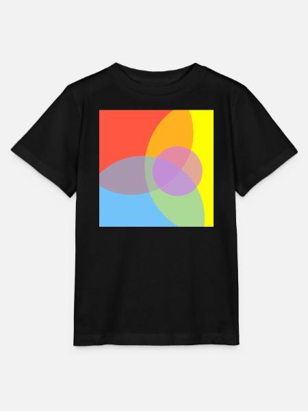  Farbenspiele Muster - Stanley/Stella Kinder T-Shirt MINI CREATOR  - Schwarz