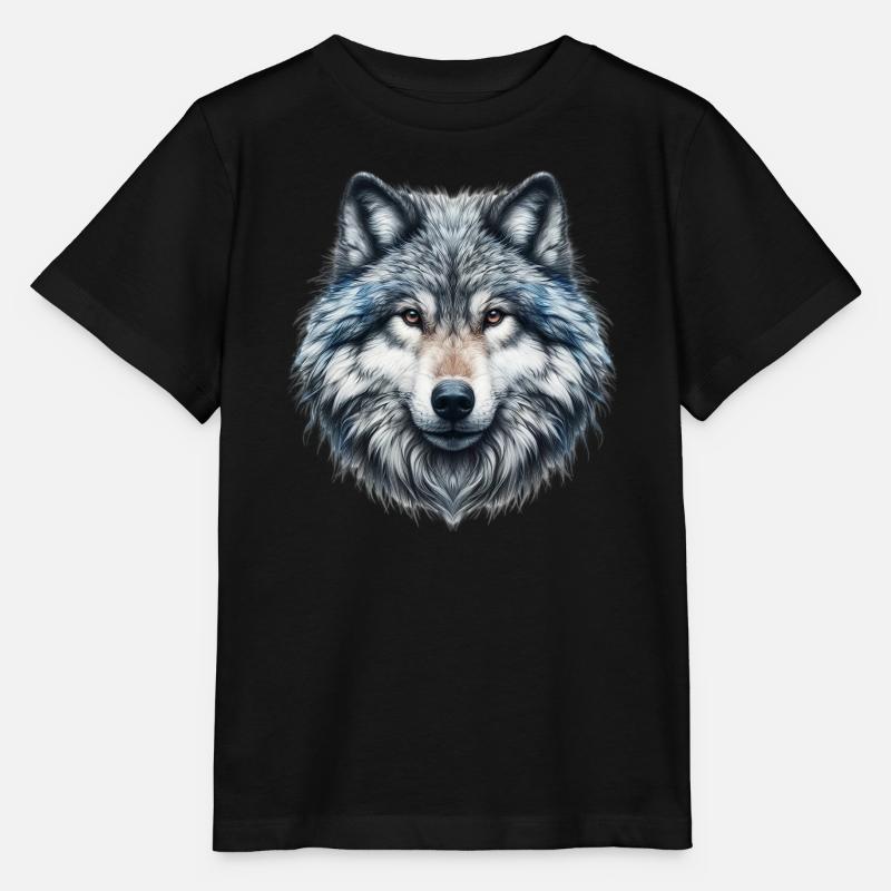 Wolf - Stanley/Stella Kinder T-Shirt MINI CREATOR  - Schwarz