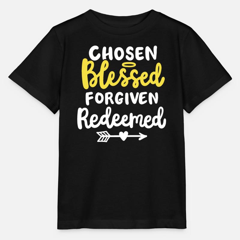 Christlicher Glaube Bibel Zitat - Stanley/Stella Kinder T-Shirt MINI CREATOR  - Schwarz