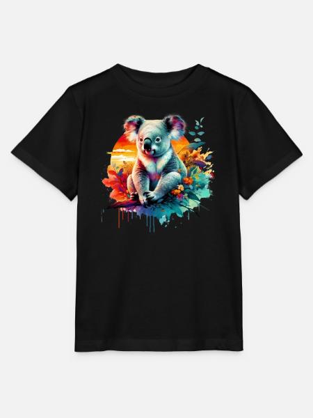 Koala - Stanley/Stella Kinder T-Shirt MINI CREATOR - Schwarz