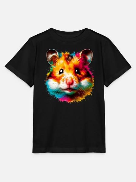 Hamster - Stanley/Stella Kinder T-Shirt MINI CREATOR - Schwarz
